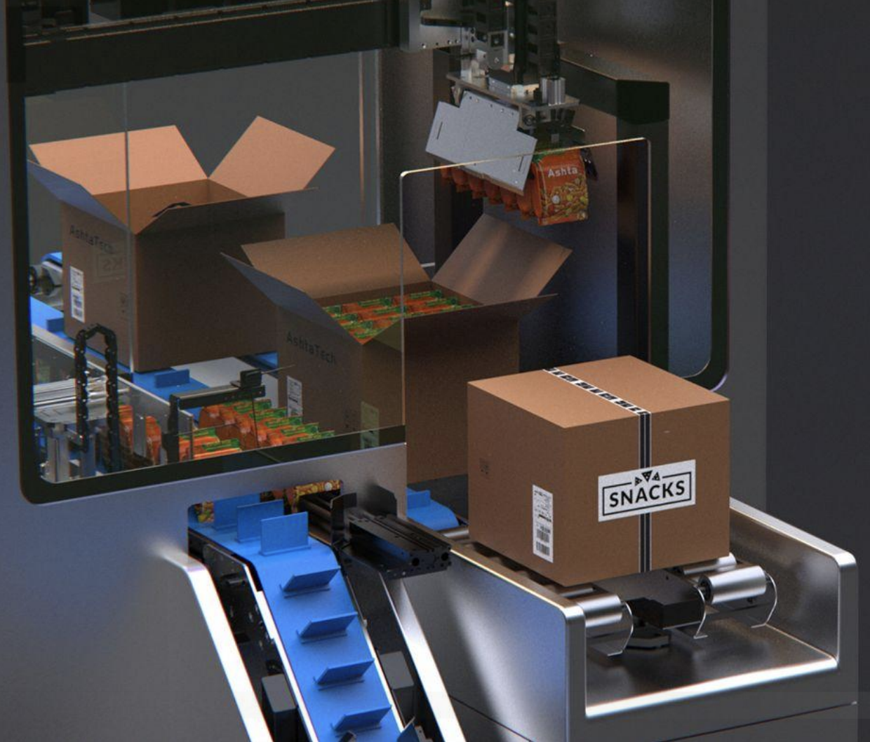 Box Cartons Loading Machine Ashta Tech Automation | Industrial Automation, Marine Robotics ...